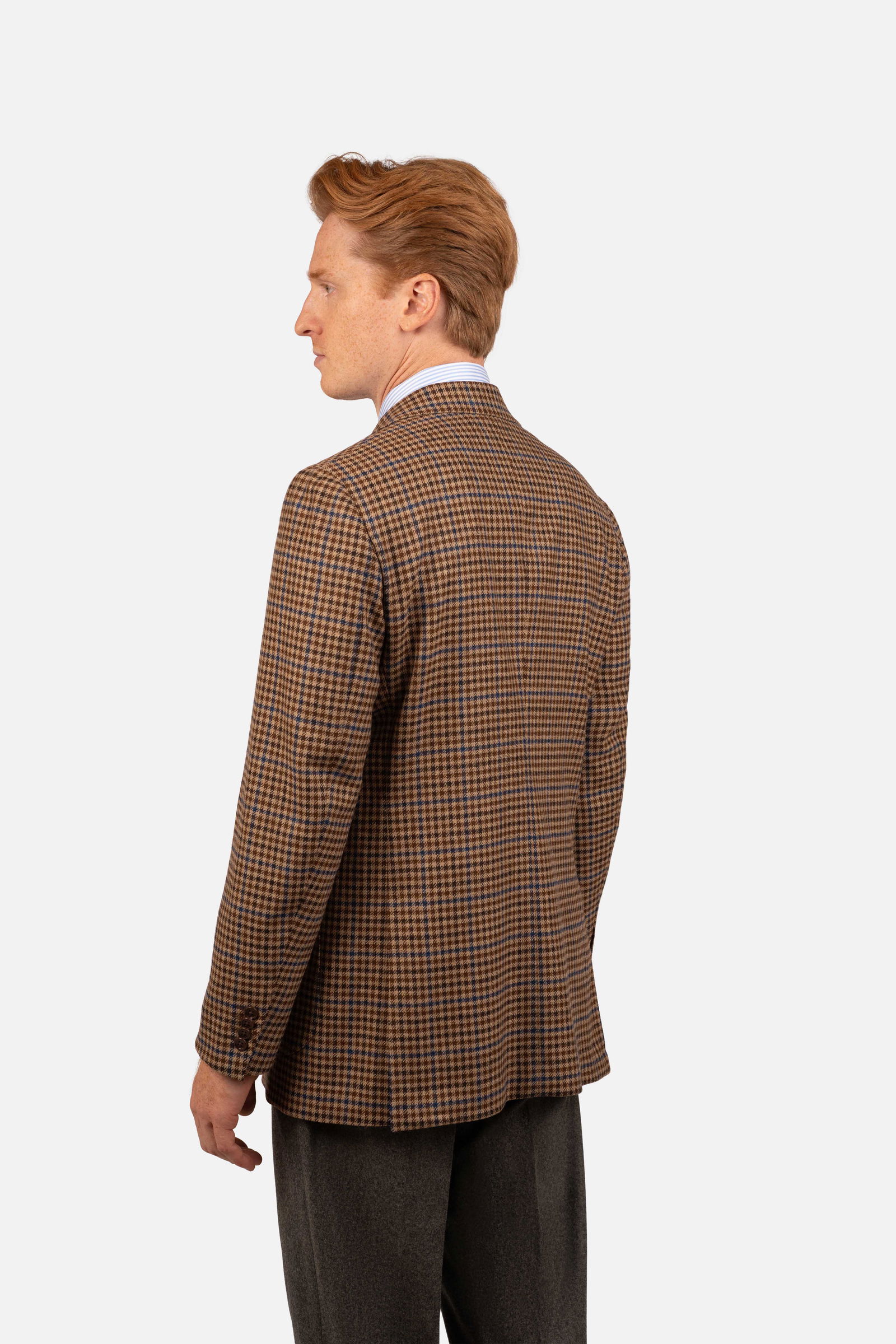 Fox Deco Check Jacket Brown - Blazers - Cavour